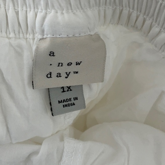 New Day - Women's Maxi Picnic A-Line Skirt - Size 1X White - Picture 10 of 13